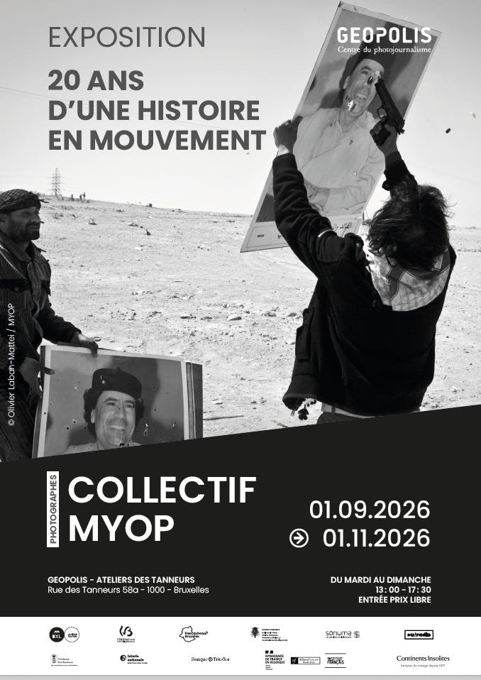 Photographie - "20 ans d'une histoire en mouvement" Géopolis/MYOP - Bruxelles