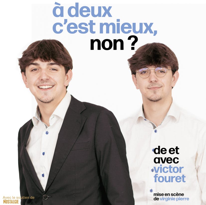 Théâtre Novum - A deux c'est mieux, non ? à Bruxelles - Etterbeek - Bruxelles