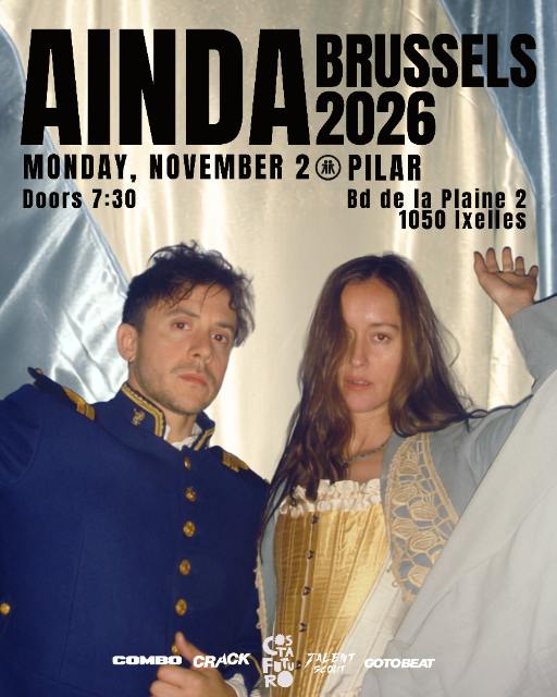 Concert Ainda - musique Folk et Indie Latino au Pilar Brussels - Ixelles - Bruxelles