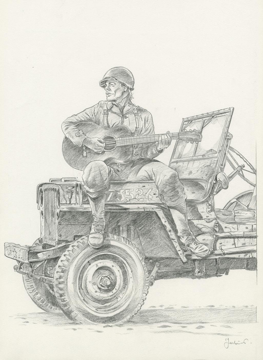 Exposition "Airborne 44" by Philippe Jarbinet - Bande dessinée Bruxelles - Bruxelles