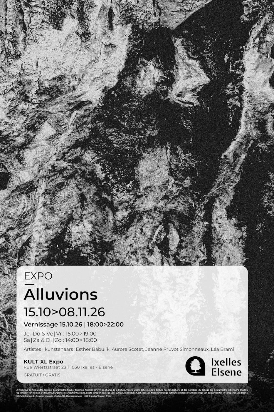 Exposition Alluvions à KULT XL Ateliers - Ixelles - Bruxelles