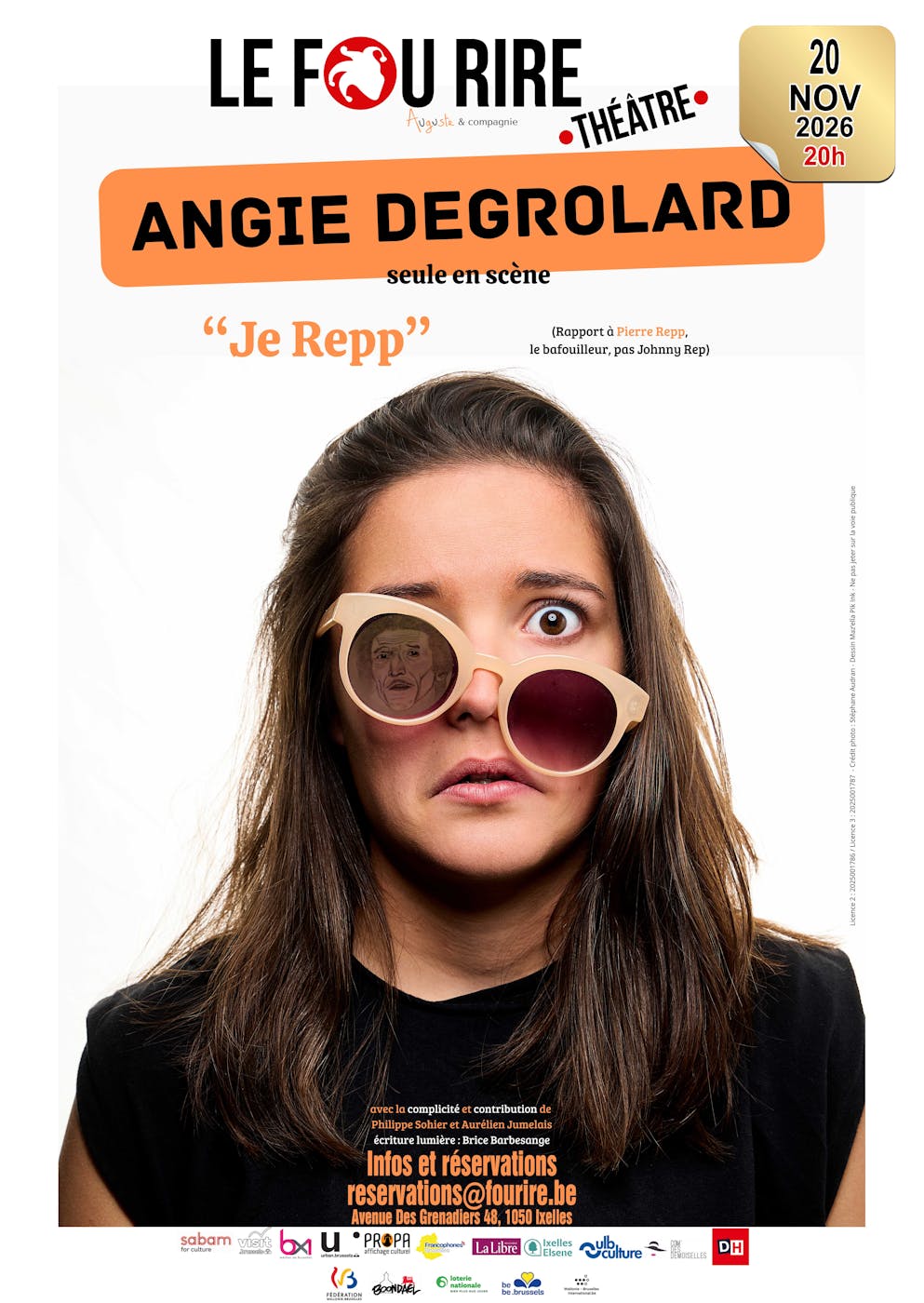 Performance Angie Degrolard: Je Repp - Ixelles - Bruxelles