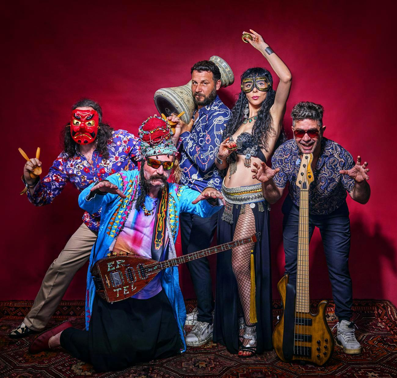 Concert Baba Zula - musique psychédélique turque contemporaine au Botanique Bruxelles - Bruxelles