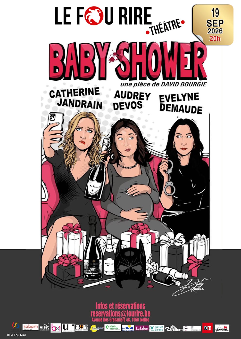 Performance Baby shower - comédie noire en huis clos - Ixelles - Bruxelles