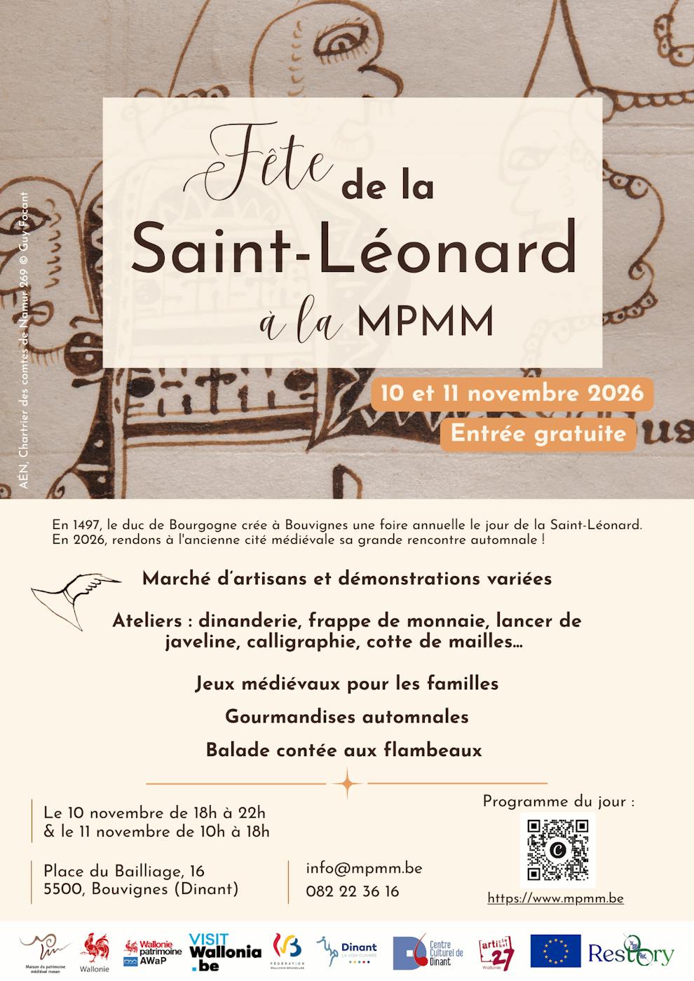 Visite guidée Balade contée aux flambeaux à la Maison du patrimoine médiéval mosan - Bouvignes-Sur-Meuse