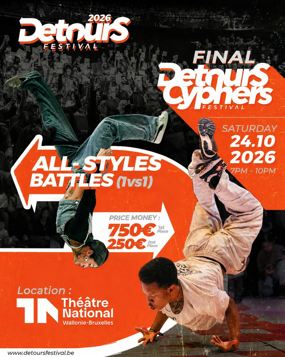 Spectacle Battle Final | Detours Festival - Bruxelles
