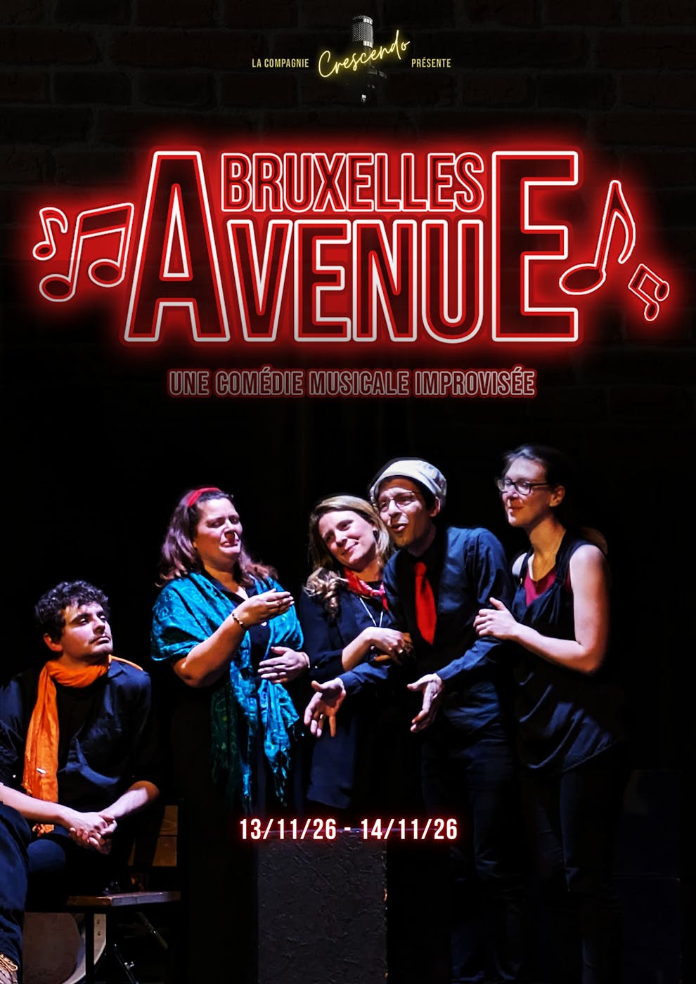 Théâtre Bruxelles Avenue, la comédie musicale improvisée - Ixelles - Bruxelles
