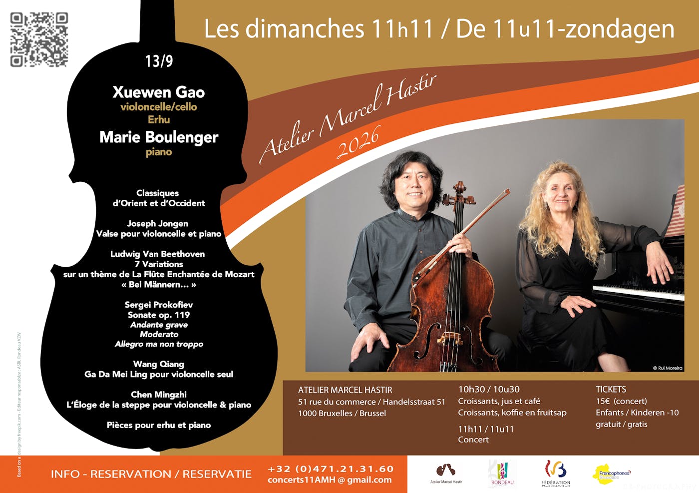 Concert Classiques d'Orient et d'Occident - Bruxelles
