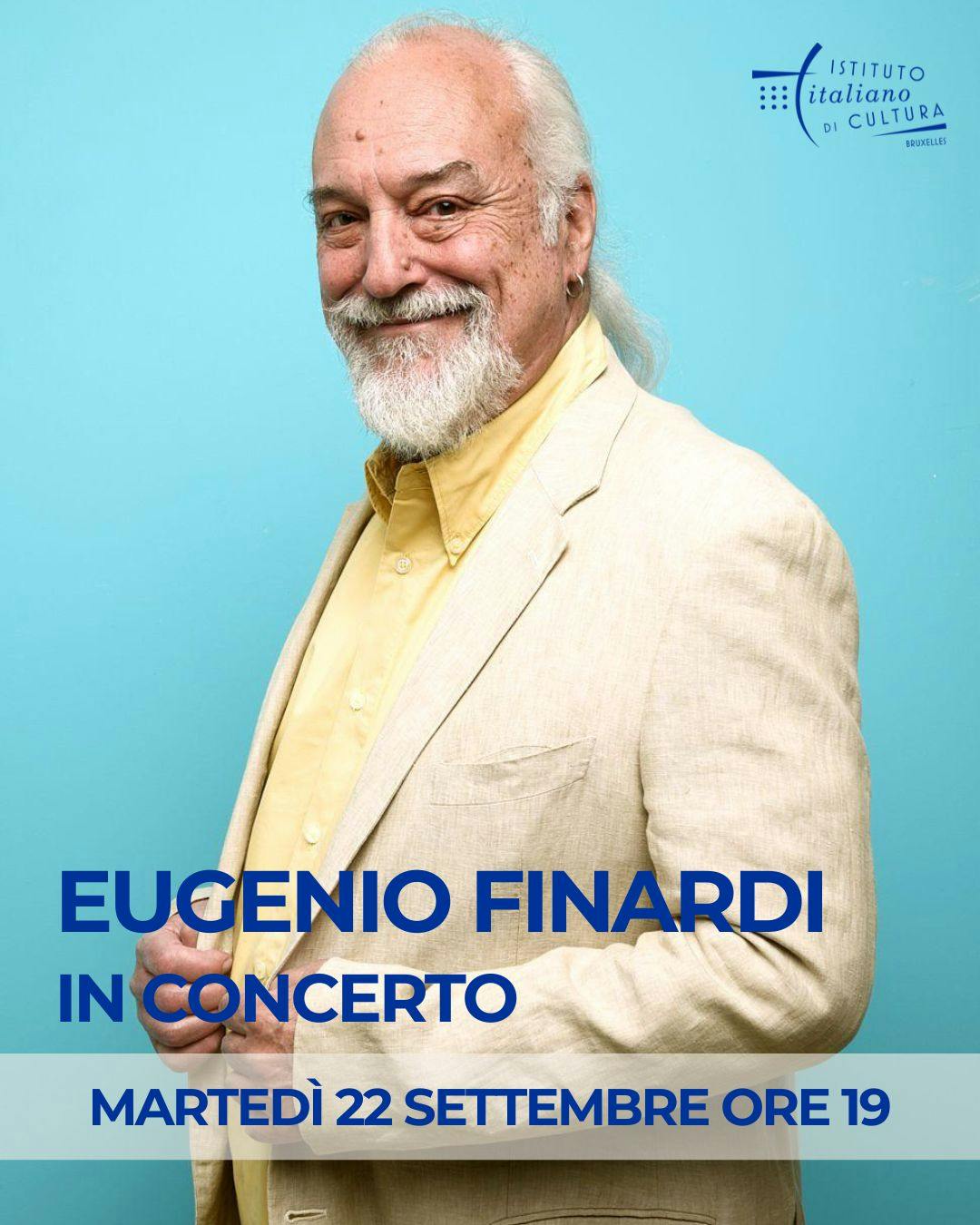 Concert d’Eugenio Finardi – “Tutto Finardi Unplugged” à l'Istituto Italiano di Cultura Brussels - Bruxelles