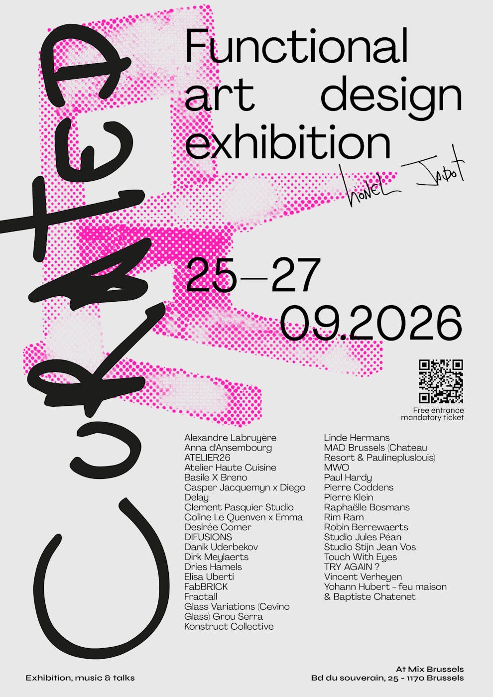 Exposition Curated - Mix Brussels - Watermael-Boitsfort - Bruxelles