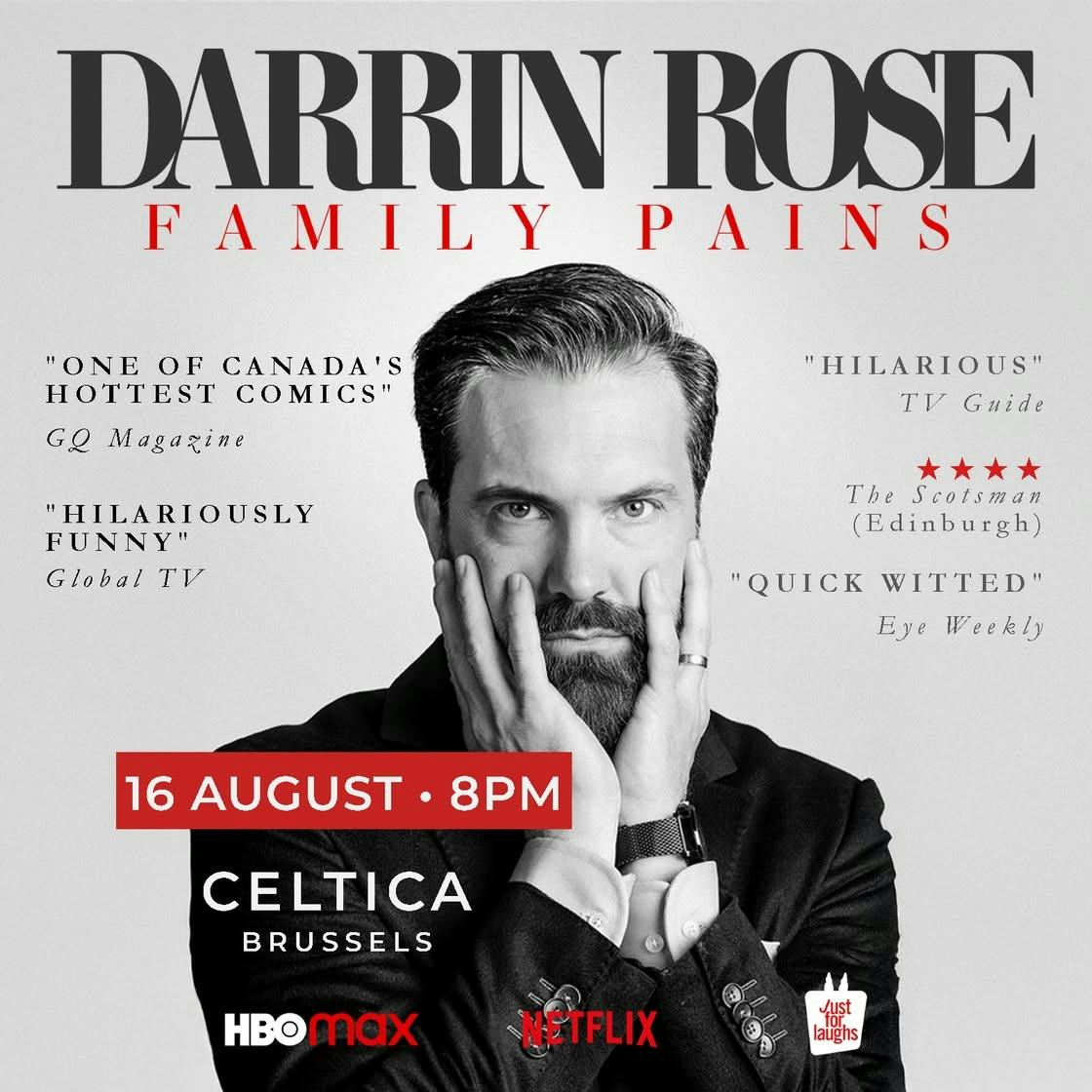 Théâtre Darrin Rose - Family Pains - Celtica - Bruxelles