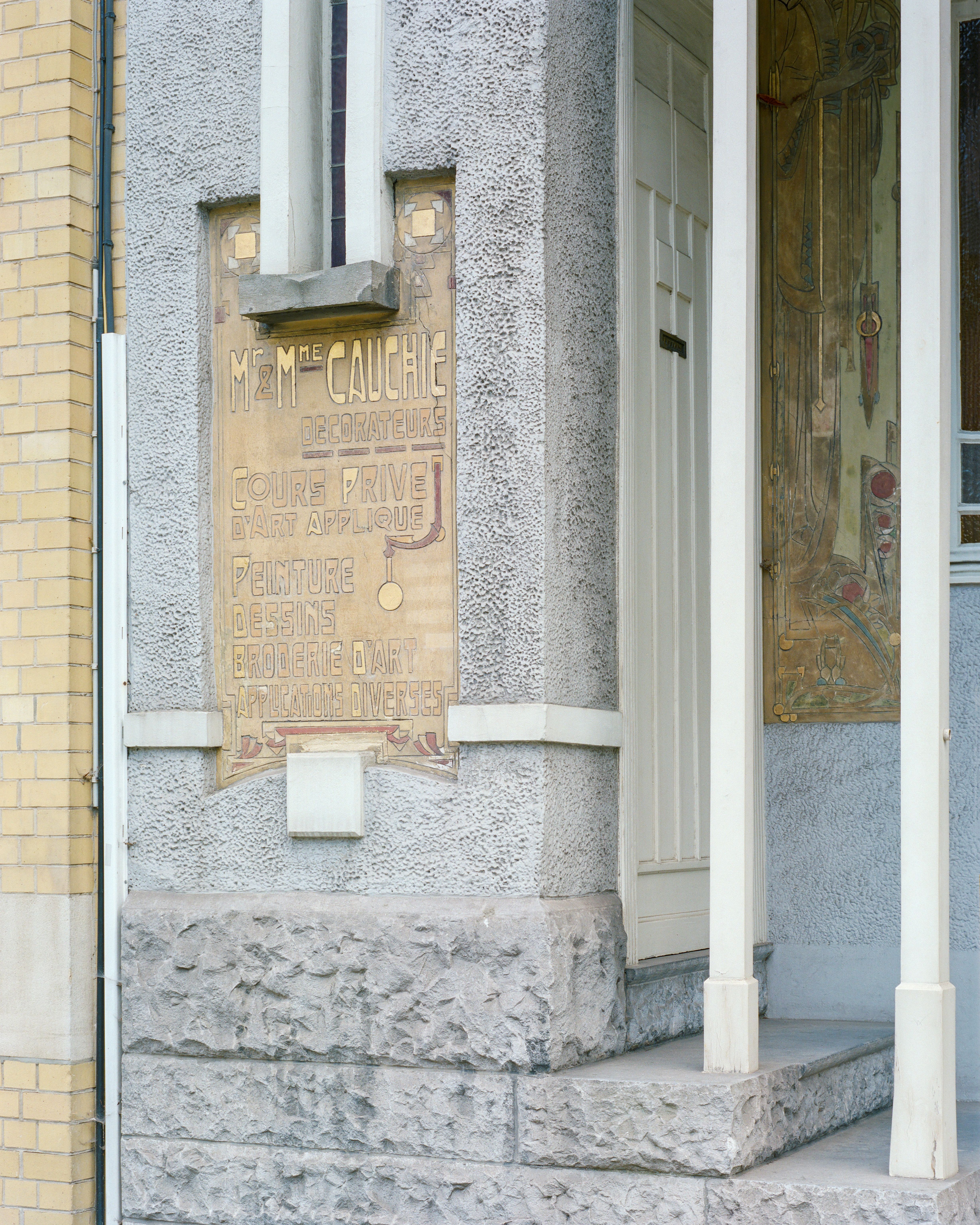 Visite guidée Découvrez la technique du sgraffite Art nouveau à la Maison Cauchie - Etterbeek - Bruxelles