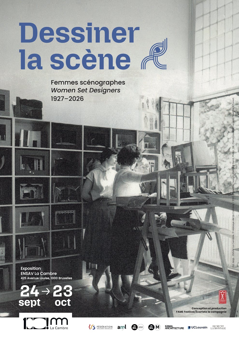 Exposition DESSINER LA SCÈNE - Femmes scénographes 1927-2026 - Bruxelles