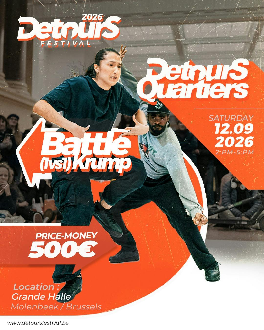 Performance Detours Quartiers - Battle Krump - Molenbeek-Saint-Jean - Bruxelles