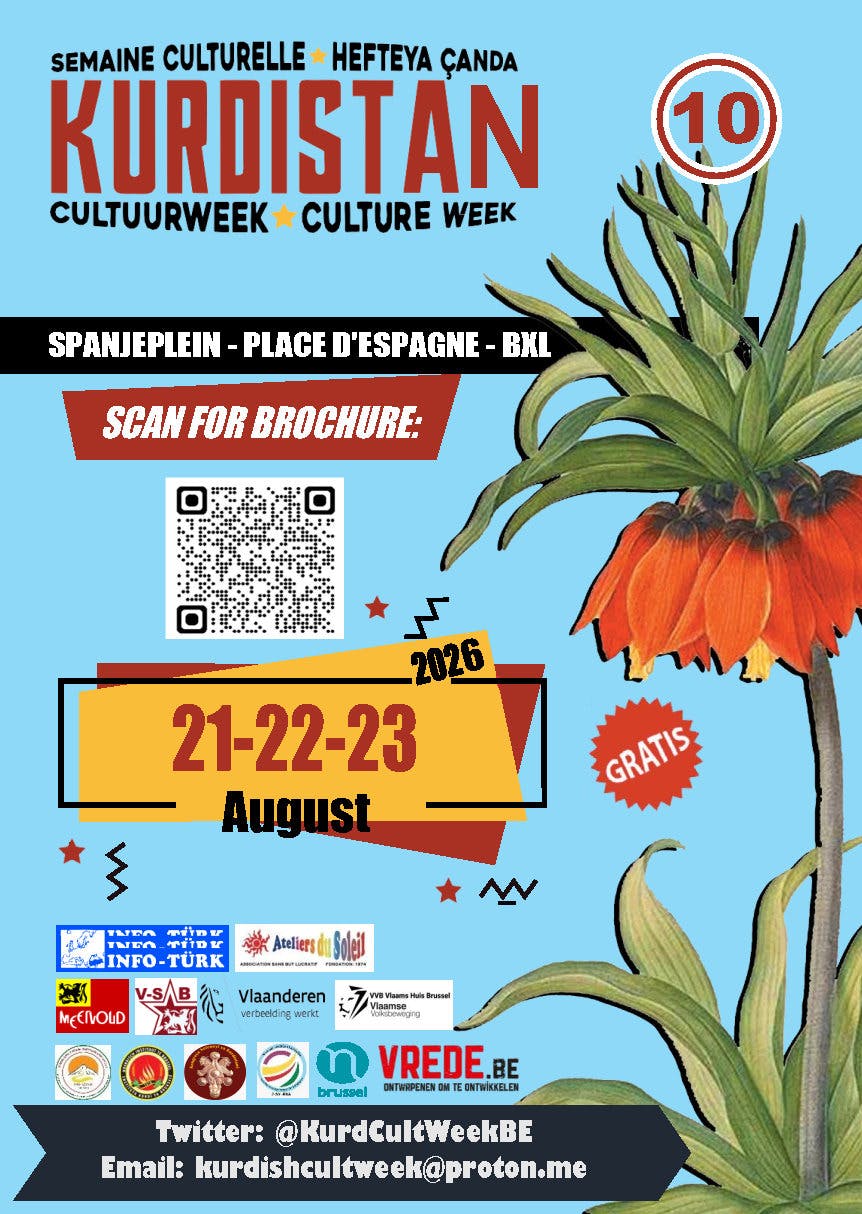 Semaine culturelle du Kurdistan 2026 - Bruxelles
