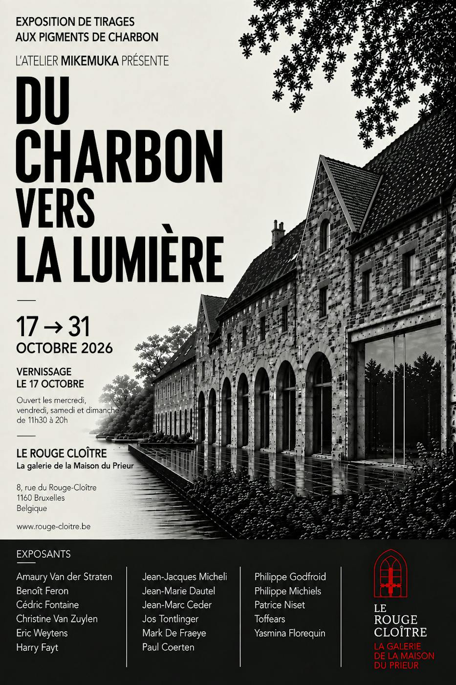 Exposition collective de 17 Photographes - Du charbon vers la lumière à Bruxelles - Auderghem - Bruxelles