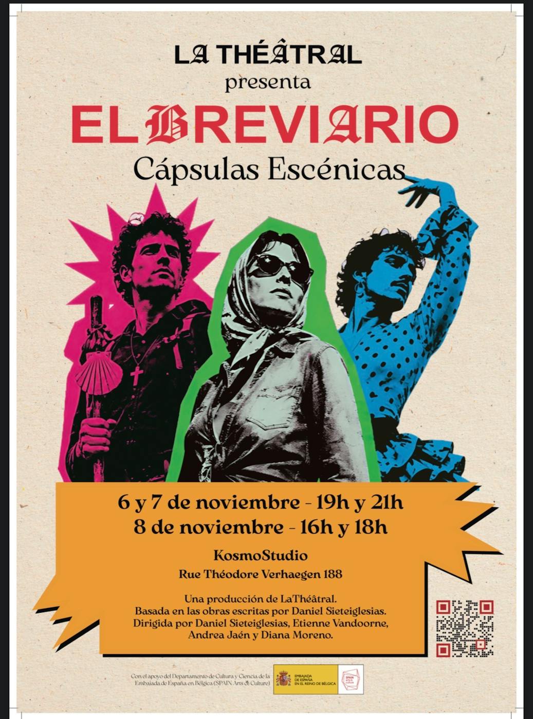 Théâtre ElBreviario - Cápsulas escénicas - compañías profesionales de teatro à KosmoStudio - Saint-Gilles - Bruxelles