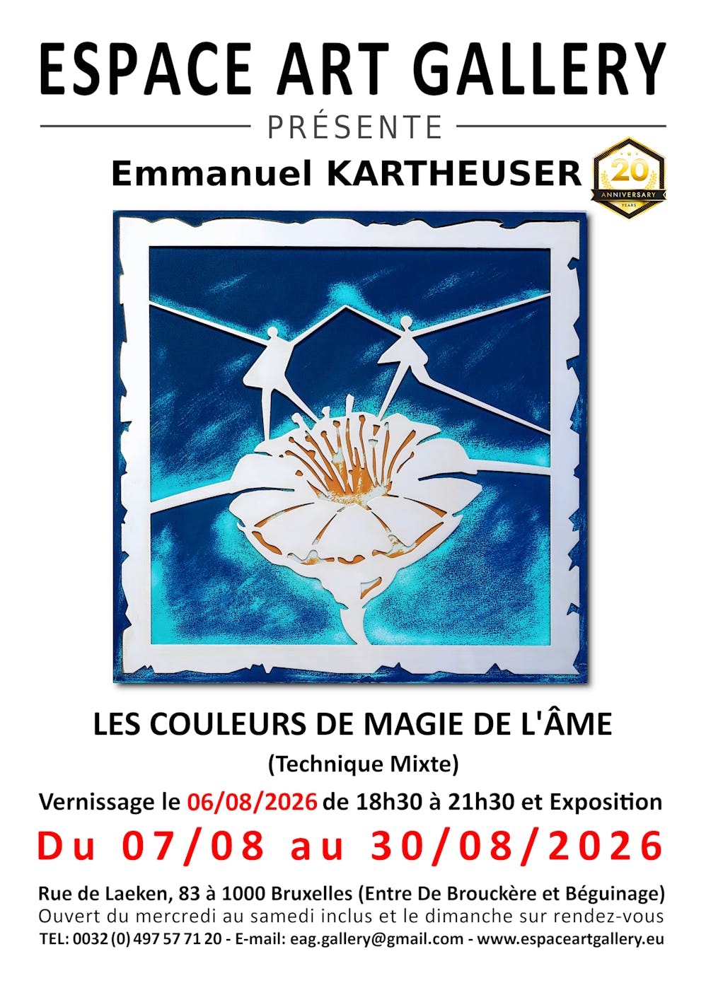 Exposition collective de peintures, sculptures, photographies,... - Bruxelles