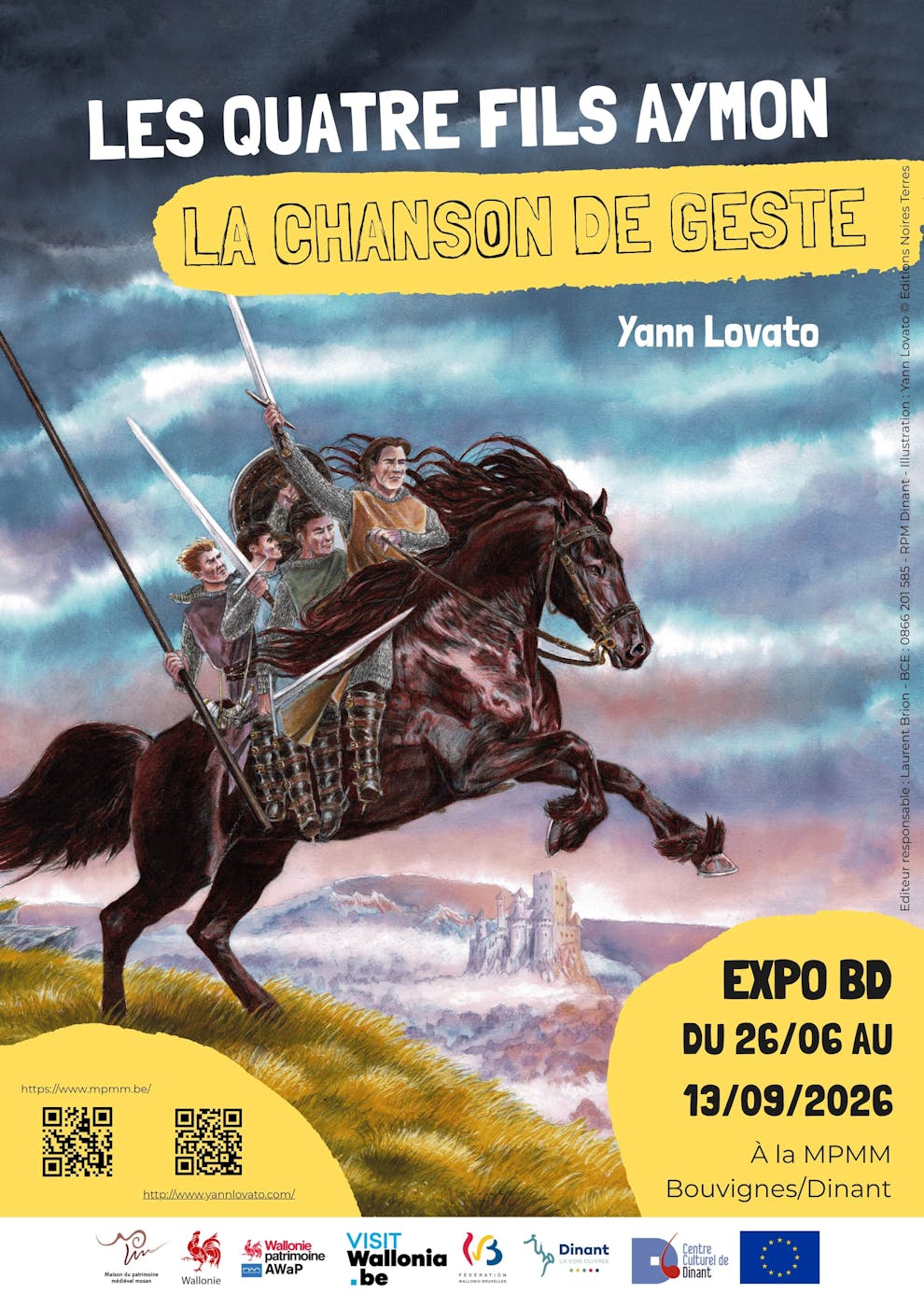 Exposition temporaire : Les Quatre Fils Aymon - La chanson de geste - Bouvignes-Sur-Meuse