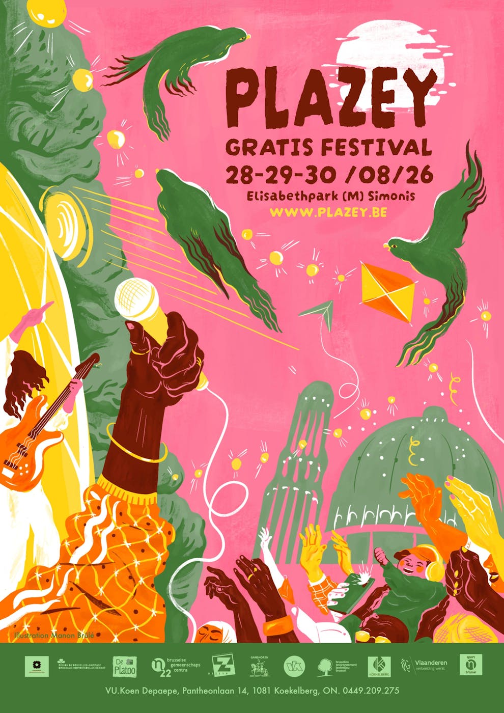 Festival Plazey - Parc Elisabeth - Koekelberg - Bruxelles