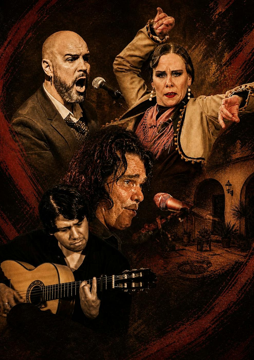 Concert Art base Bruxelles présente Flamenco Tablao - Elena La Grulla, Patricio Grande Jose El Titi, Juan Torres - Bruxelles