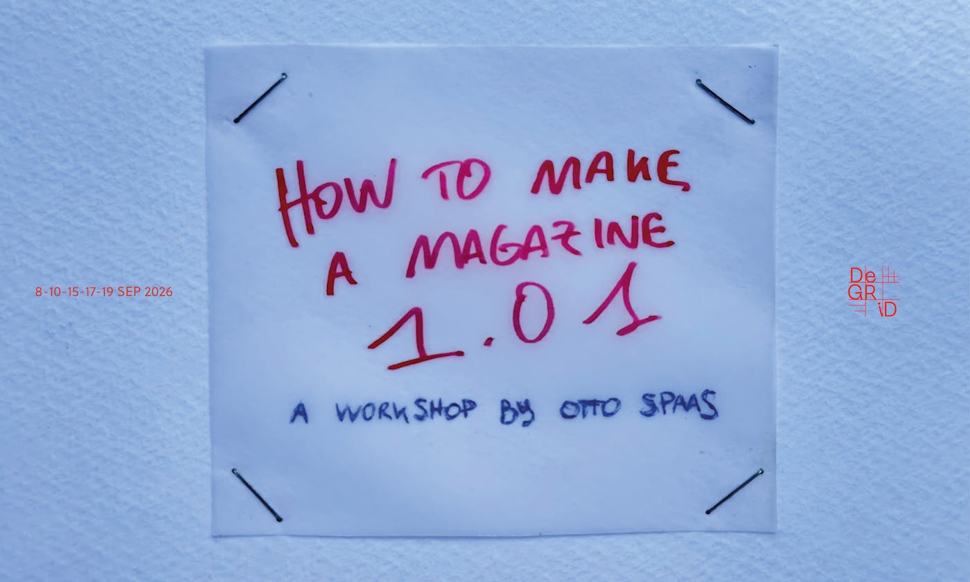 Exposition How To Make A Magazine 1.01 - Exposition - Bruxelles