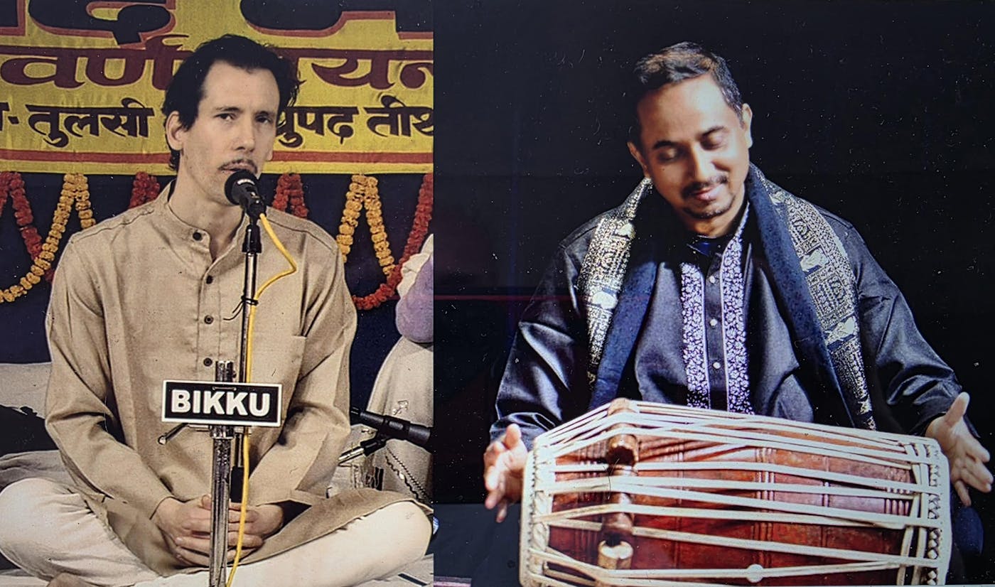 Concert Indian Dhrupad Voice & Pakhawaj: Gilles Montfort & Rishabh Dhar - Bruxelles