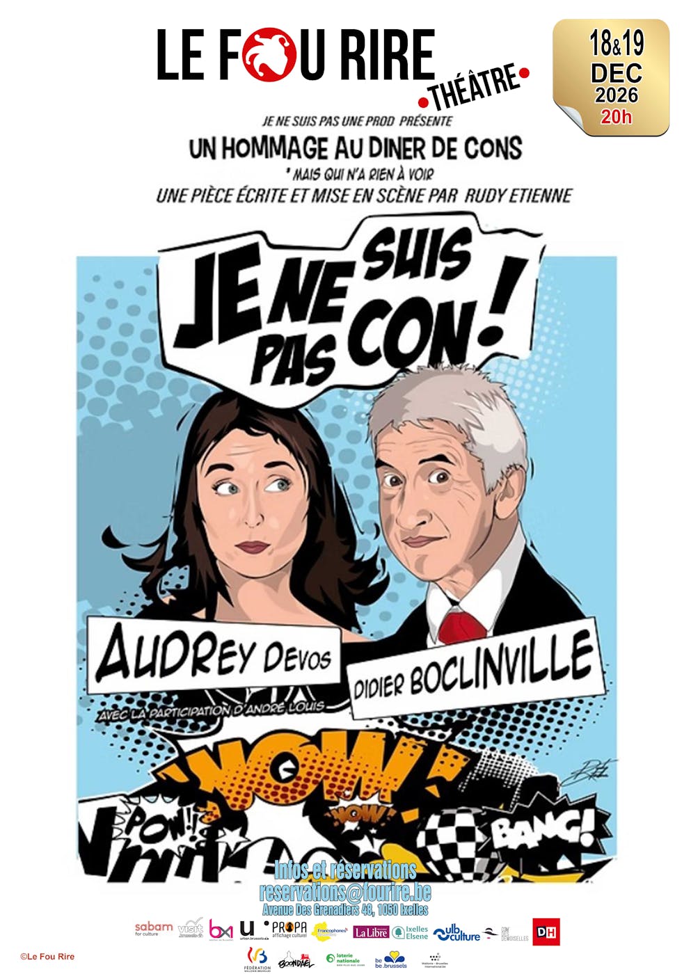 Performance Je ne suis pas con! - Ixelles - Bruxelles