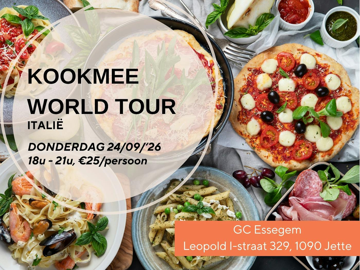 Atelier Tournée mondiale KookMee - L'italie - Jette - Bruxelles