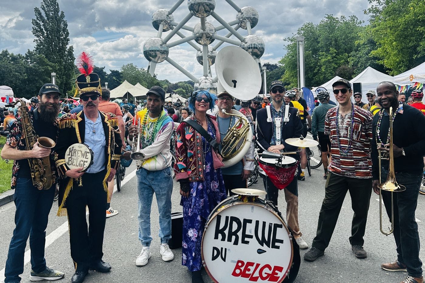 Concert Krewe du Belge brass band - The Music Village - Bruxelles