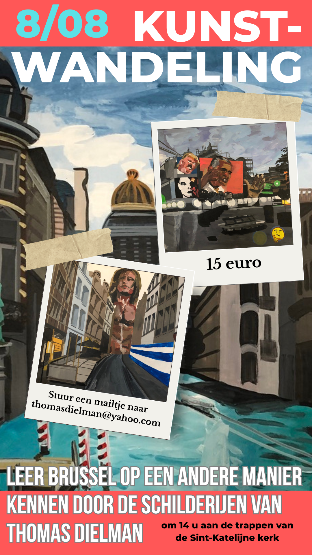 Kunstwandeling - centrum Brussel