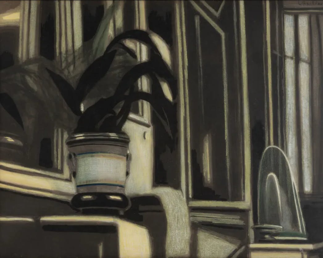 Léon Spilliaert - 'La porte entrouverte'