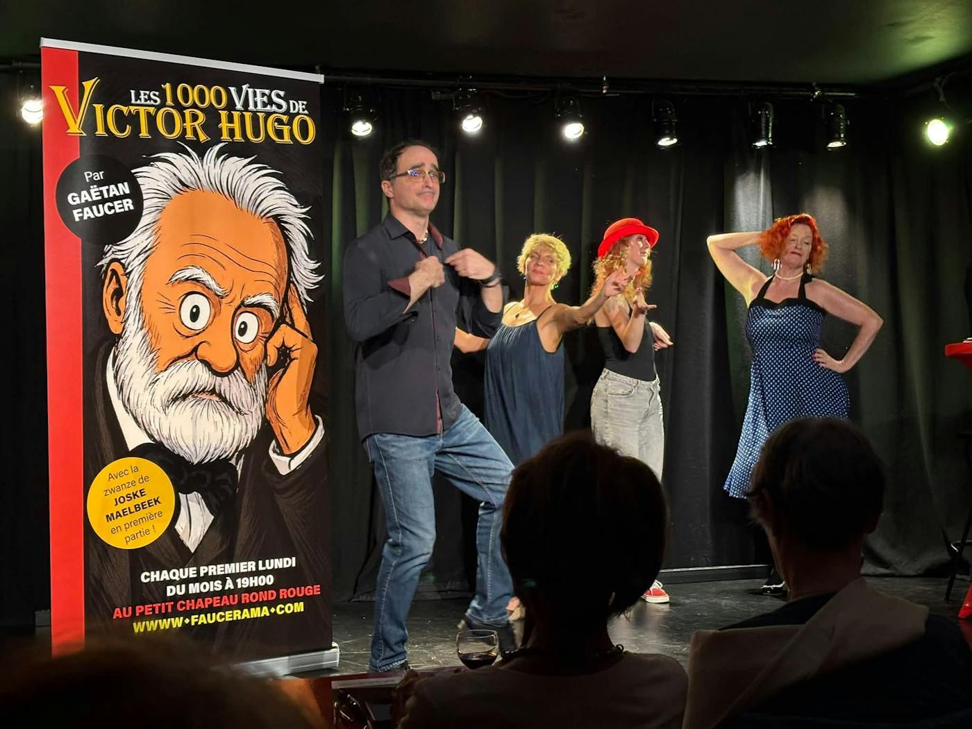 Théâtre Les 1000 vies de Victor Hugo par Gaëtan Faucer au Petit Chapeau Rond Rouge - Etterbeek - Bruxelles