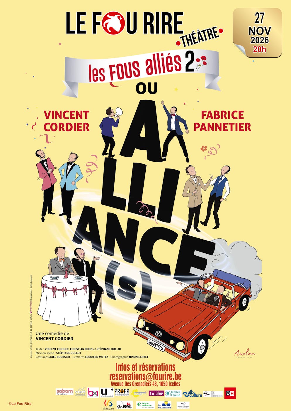 Performance Les fous alliés 2 ou Alliance - Ixelles - Bruxelles