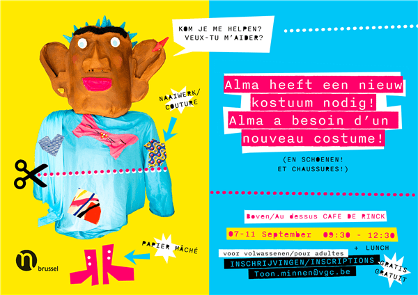 Atelier Les nouvelles chaussures d'Alma - création de costume Bruxelles - Anderlecht - Bruxelles