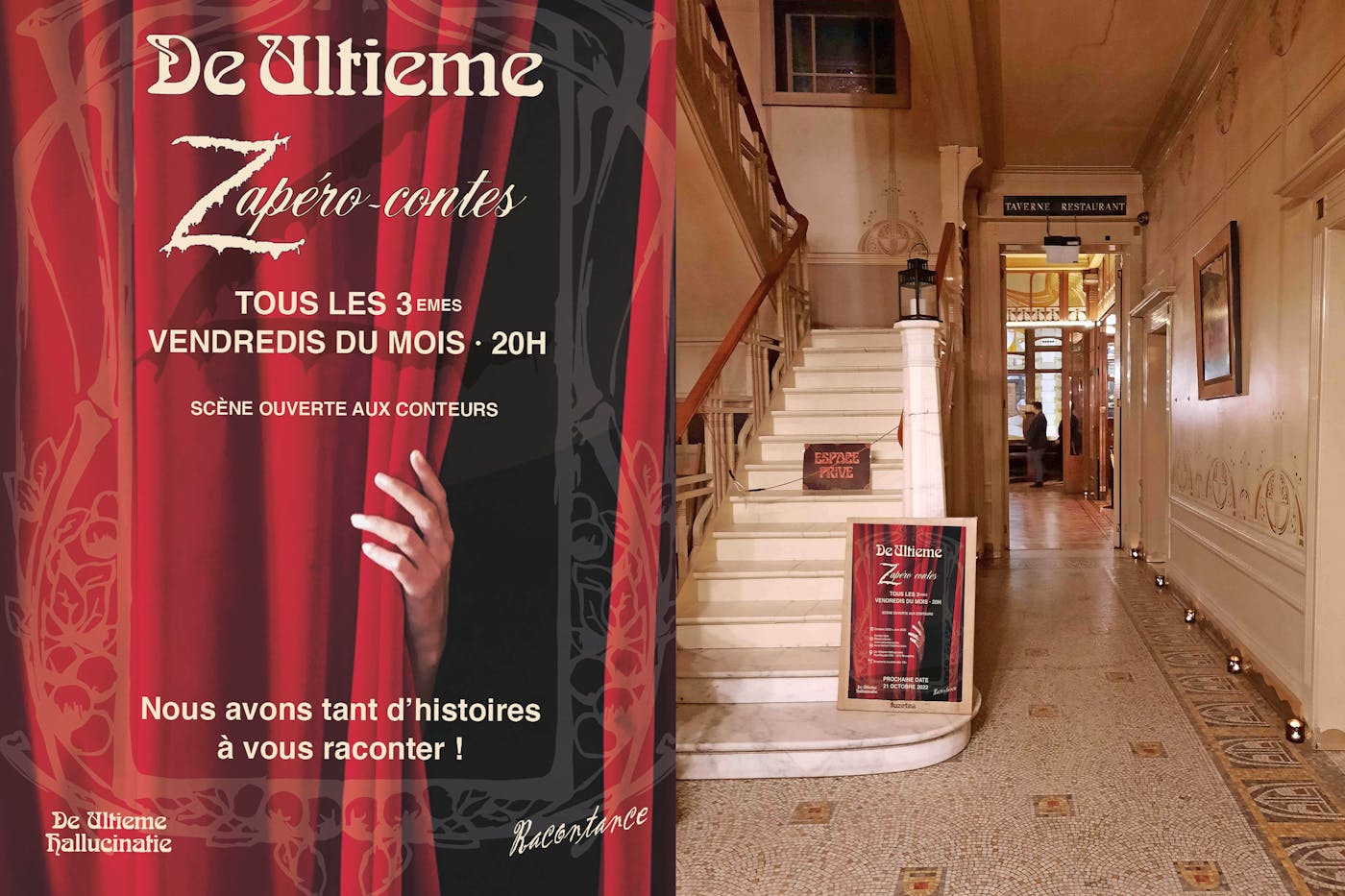 Théâtre Les Zapéro-contes pour adultes Bruxelles - Saint-Josse-ten-Noode - Bruxelles