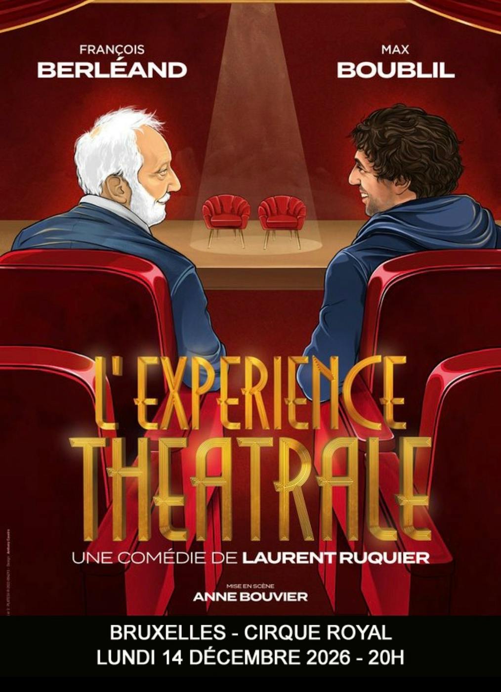 Théâtre L'EXPÉRIENCE THÉÂTRALE - Cirque Royal - Bruxelles
