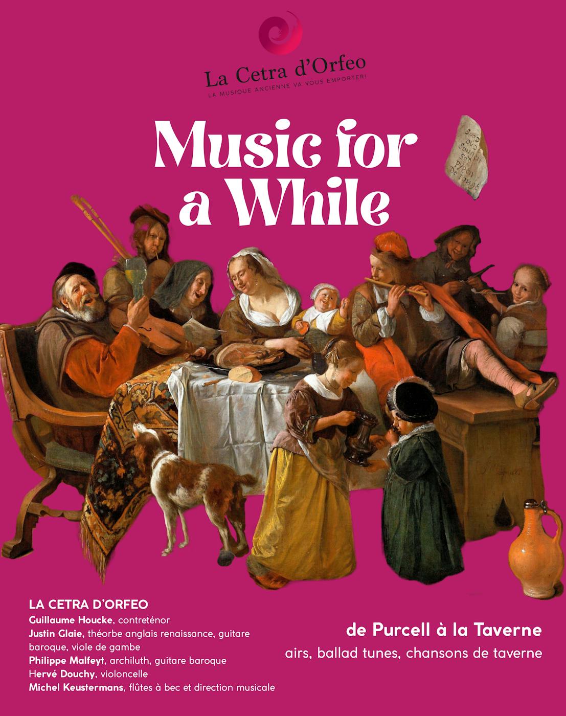 Concert Cercle Royal Gaulois - Music for While - De Purcell à la Taverne - Bruxelles