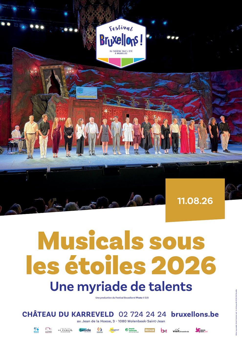Spectacle Musicals sous les étoiles 2026 - Molenbeek-Saint-Jean - Bruxelles