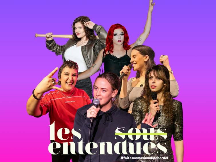 Performance Plus drôles que la plus drôle de tes potes - soirées des Sous-Entendu·es au Jacques Franck - Saint-Gilles - Bruxelles