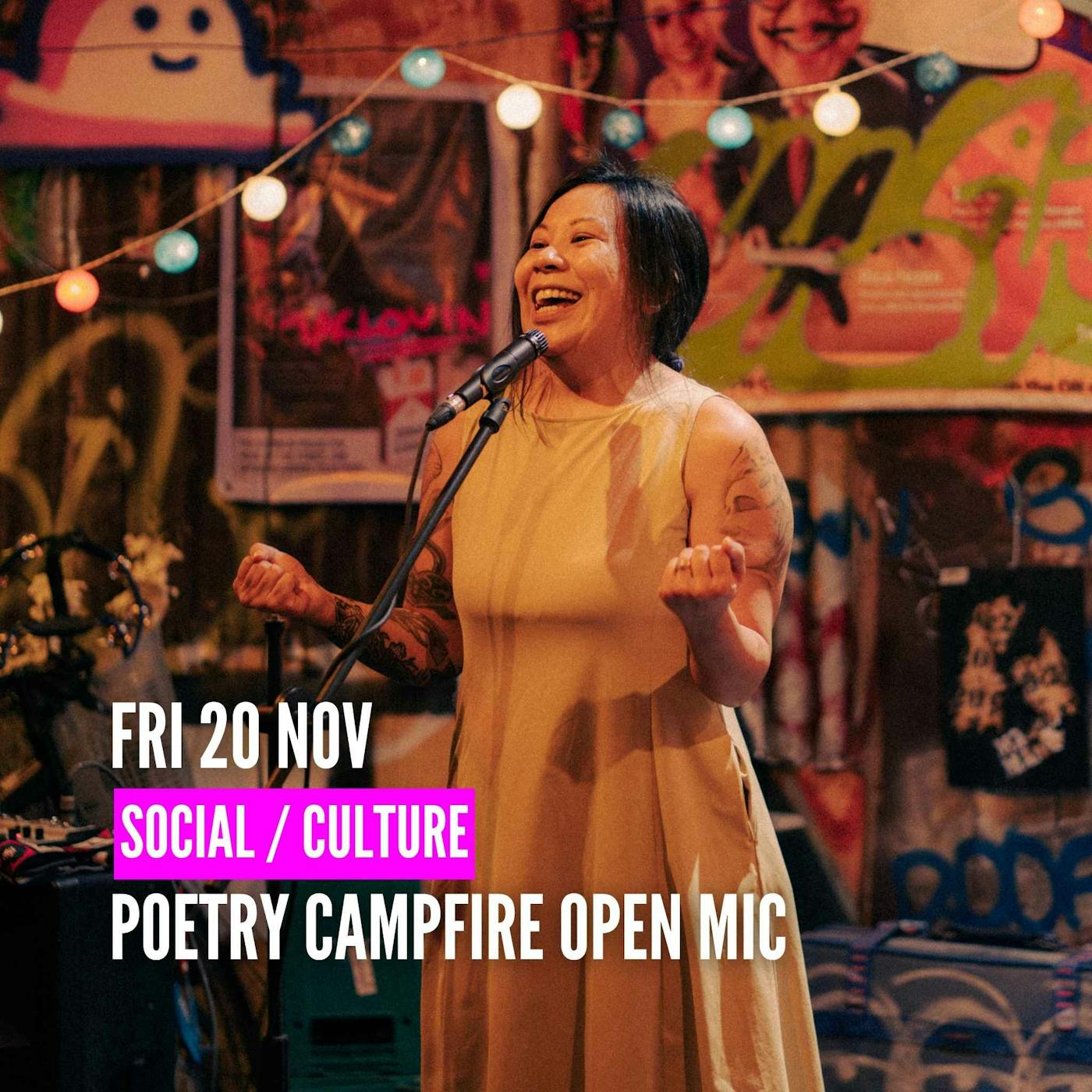 Performance Poetry Campfire Open Mic with Pauline Arnould Full Circle d'Ixelles - Ixelles - Bruxelles
