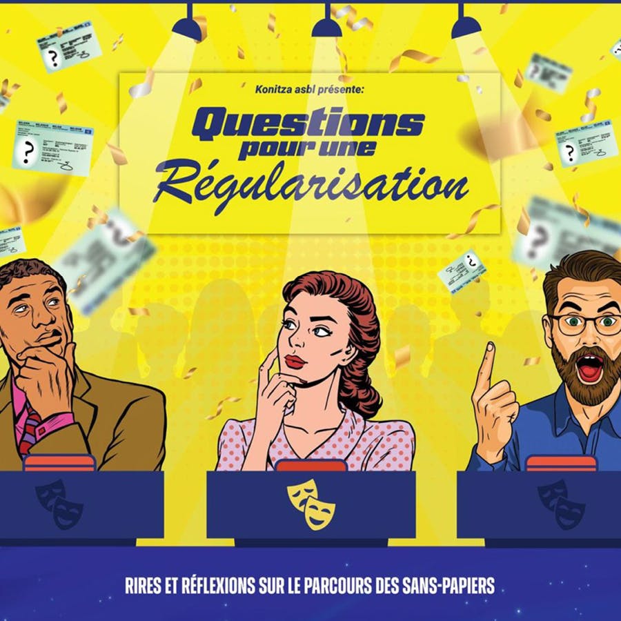 Théâtre Espace Toots « questions pour une régularisation » - humour belge - Evere - Bruxelles
