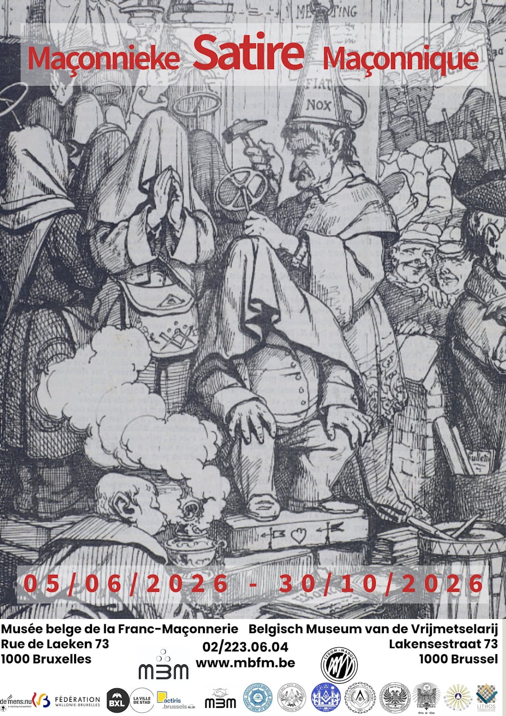 Exposition Satire Maçonnique - Bruxelles