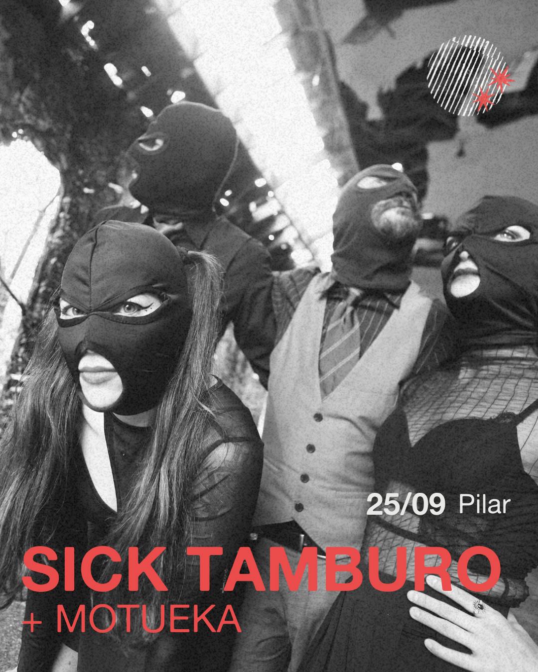 Concert Sick Tamburo + Motueka // European Tour à Pilar (VUB) - Ixelles - Bruxelles