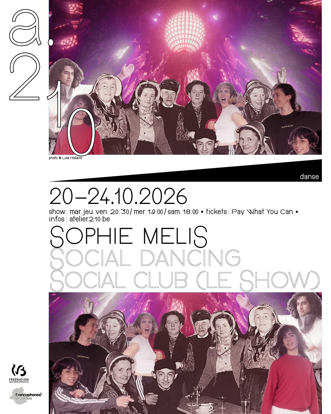 Spectacle Social Dancing Club (le show) - Etterbeek - Bruxelles