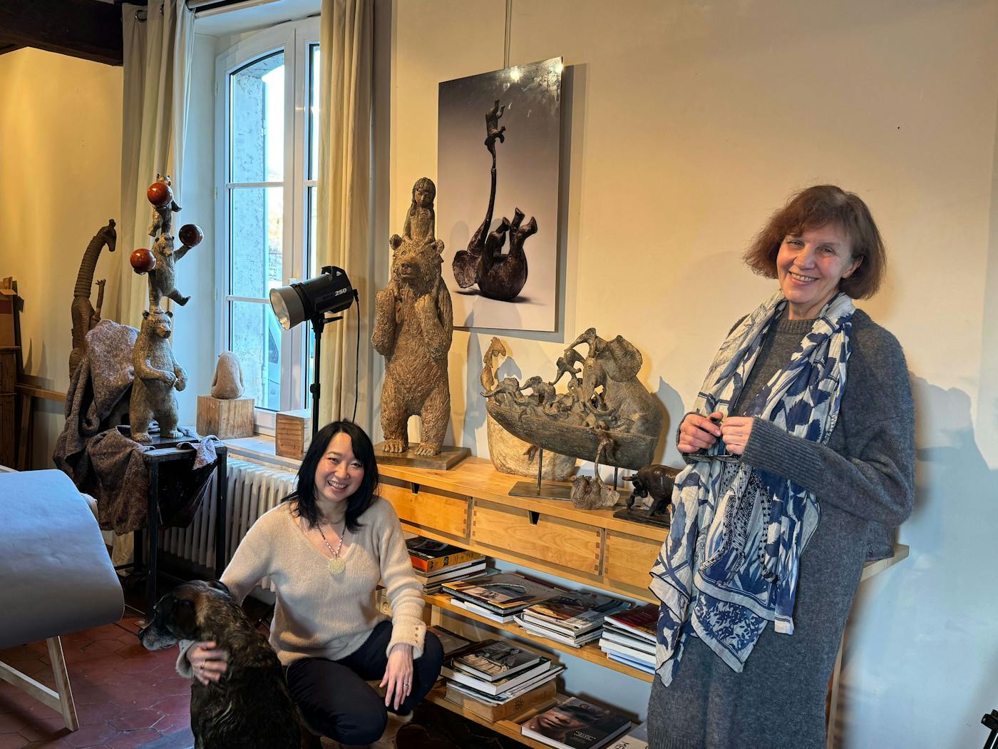 Exposition Sophie Verger : « Colonne d’ours » – exposition de sculptures animalières contemporaines - Bruxelles