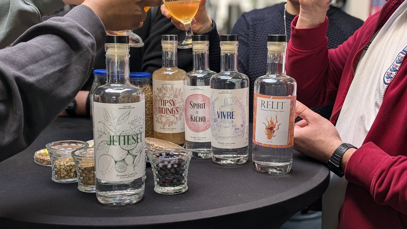 Spirits tasting workshop at Tipsy Tribe Brewery & Distillery