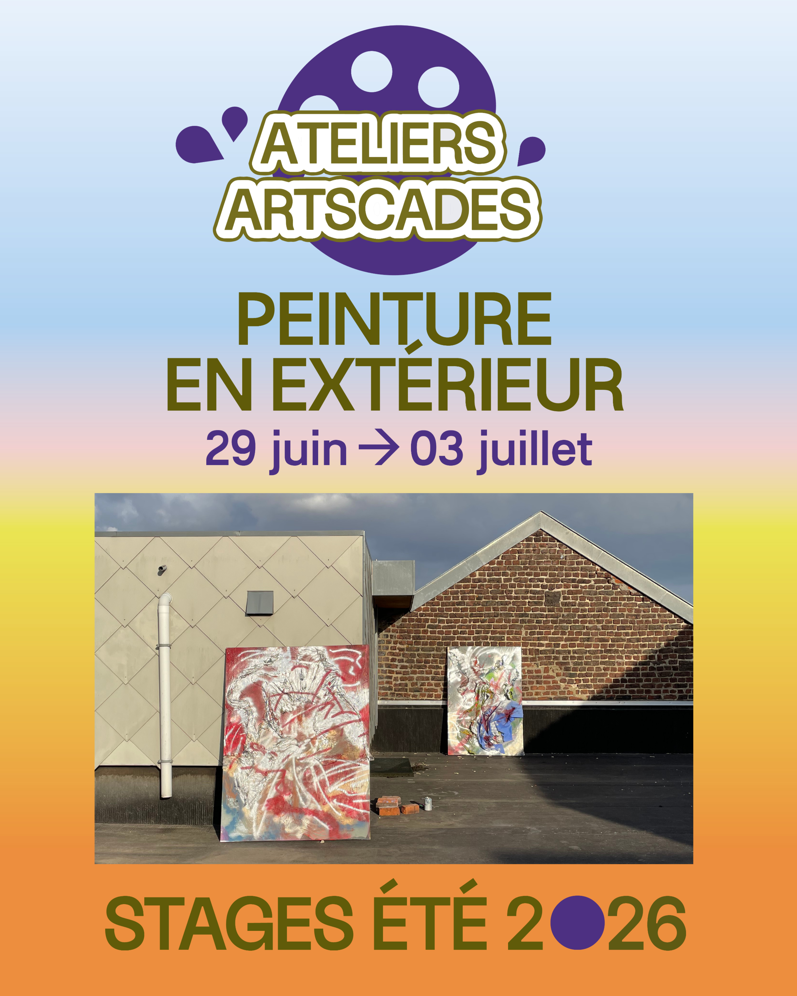 Stage de peinture en extérieur