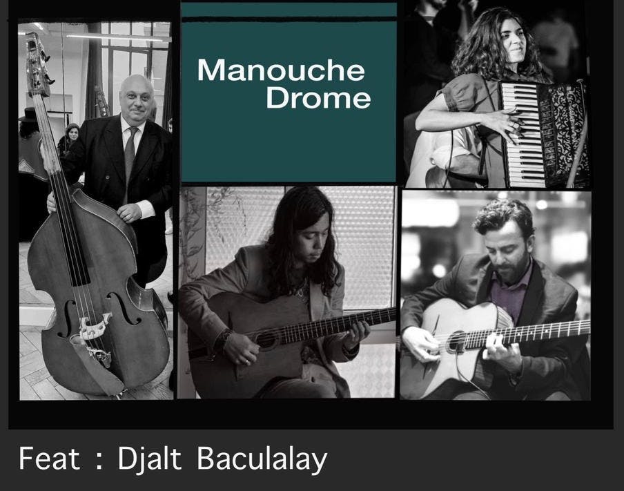 Concert Swing Manouche: Manouchedrome Invites Djalt Baculalay - Bruxelles