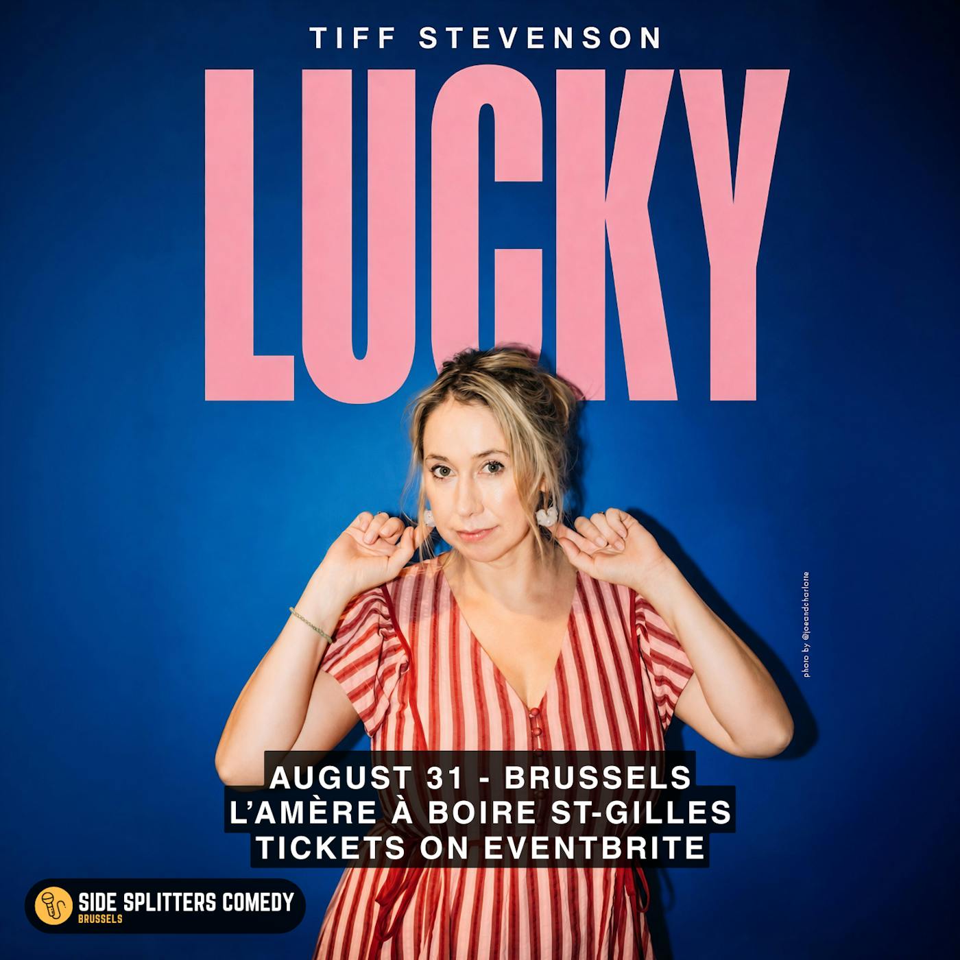 Performance Tiff Stevenson: Lucky - English Stand-Up Comedy Show - Uccle - Bruxelles